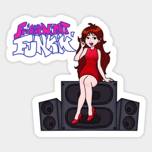 Friday night funk Sticker